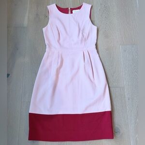 Kate Spade Pink and Red Midi Dress